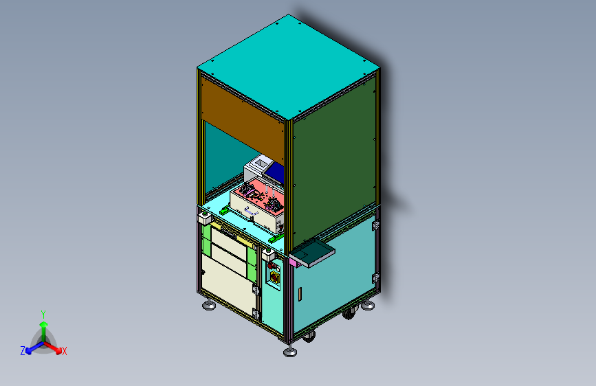 汽车音响检测设备3D模型