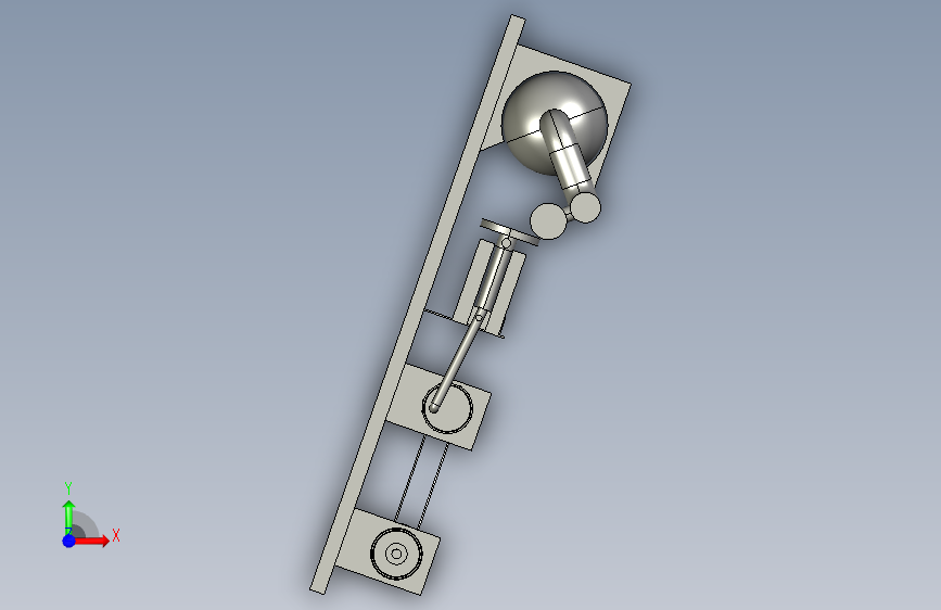 全套机械通风机 正面视图