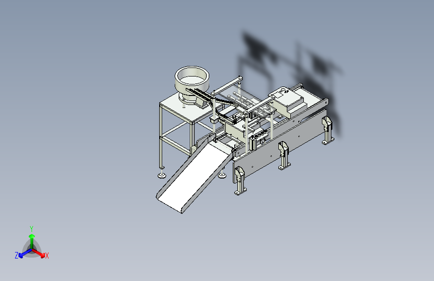 电表自动压铅封设备3D模型