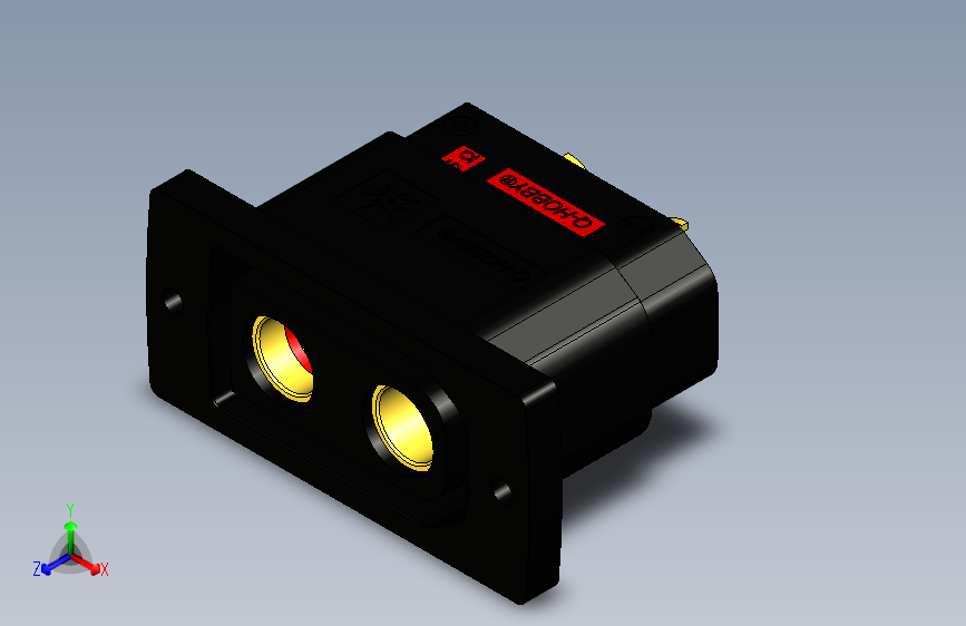 10mm 210A-270A 500V DC 电池插头QS10P-S (男头)
