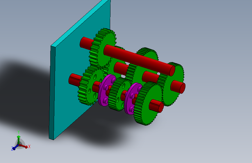 2023版SolidWorks Syncromesh齿轮箱模型