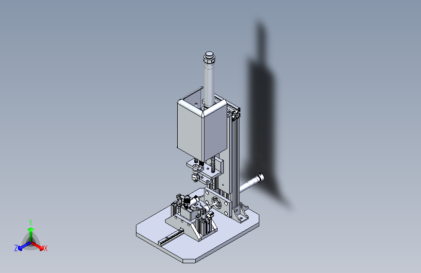 阀体组装机3D设计模型