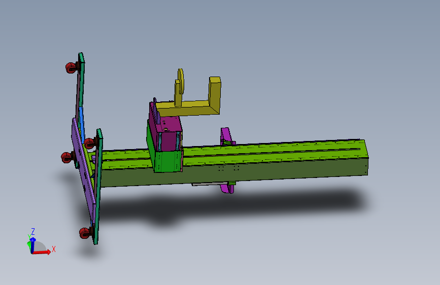 移动x光探测平台3D数模图纸+step格式
