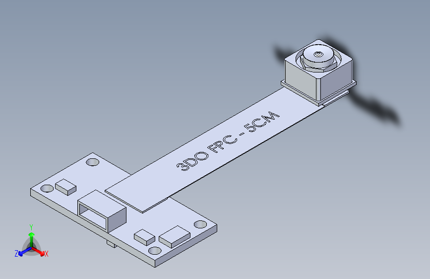 Solidworks 2025设计的V2喷嘴摄像头