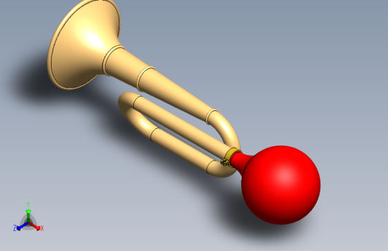 Solidworks的空气喇叭设计