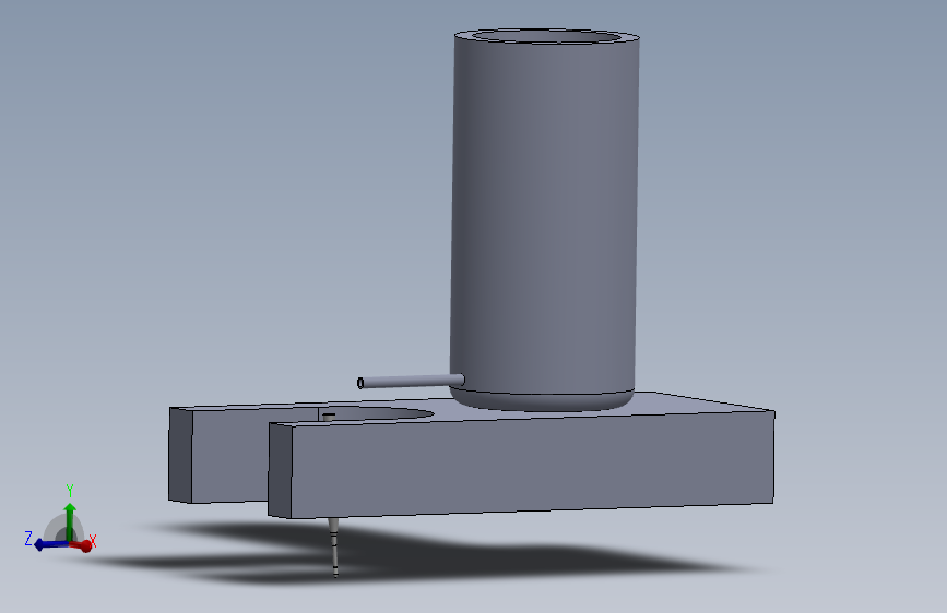 Solidworks中的笔填充机械零件