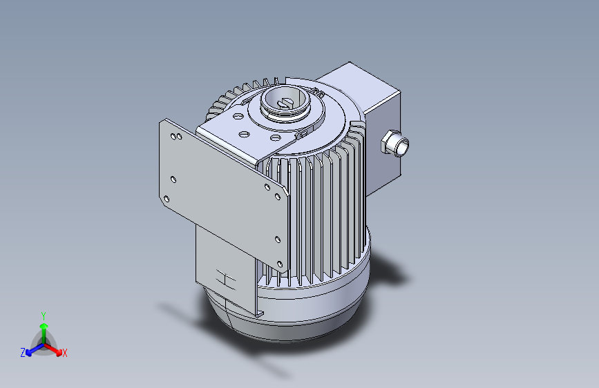 保护电流的1360 RPM 550W 电机