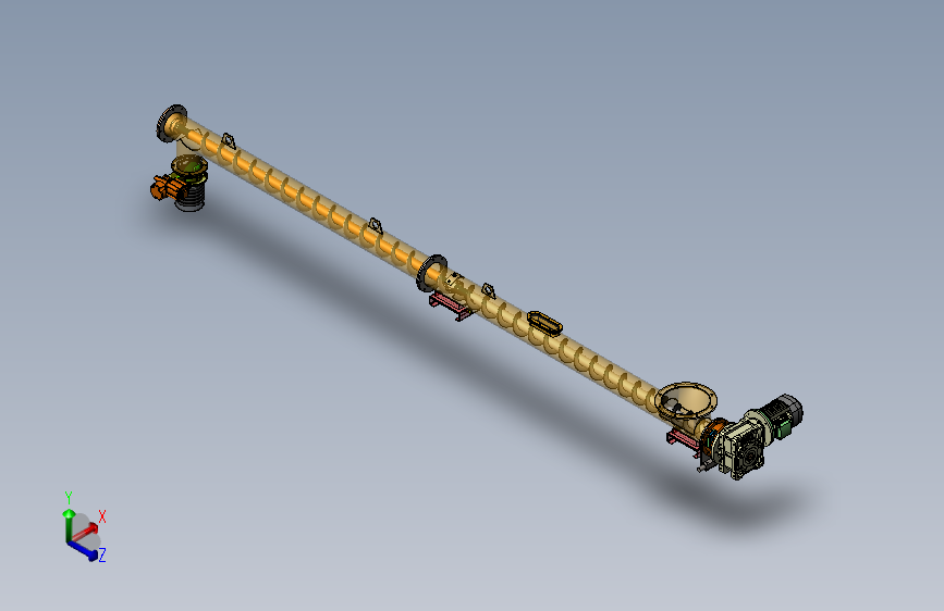 带有密封设计的Screw conveyor_SC-168