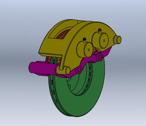 6t纯电动轻型载货盘式制动器设计与分析