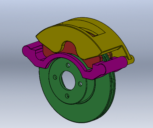 6t纯电动轻型载货盘式制动器设计与分析