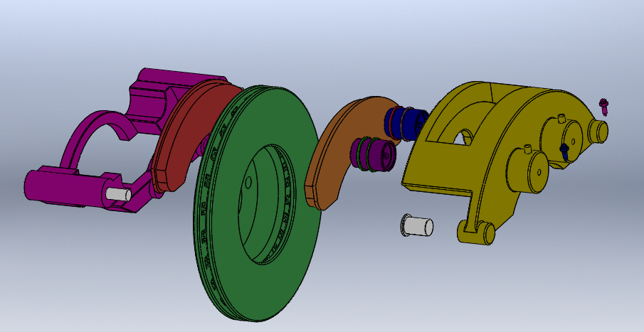 6t纯电动轻型载货盘式制动器设计与分析