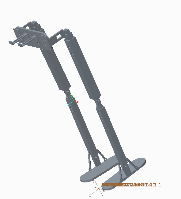 穿戴式下肢负重外骨骼机器人