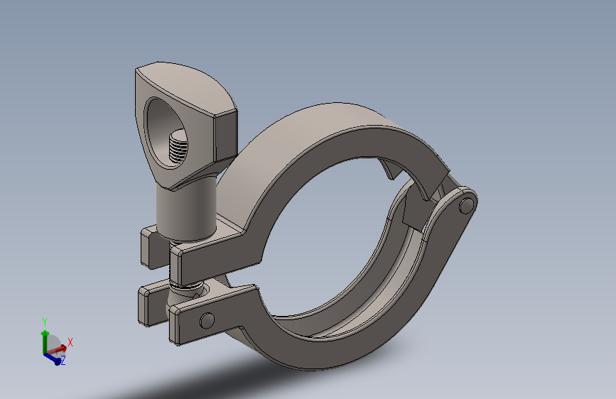 固定管道的1.5寸圆形夹具clamp