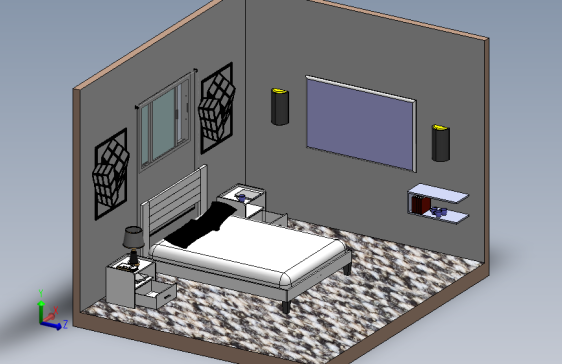 简约床设计【Simple Bed Design】