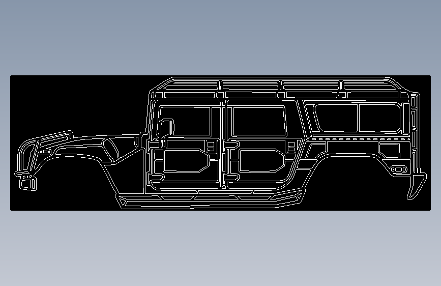 经典硬派的Hummer H1 Silhouette