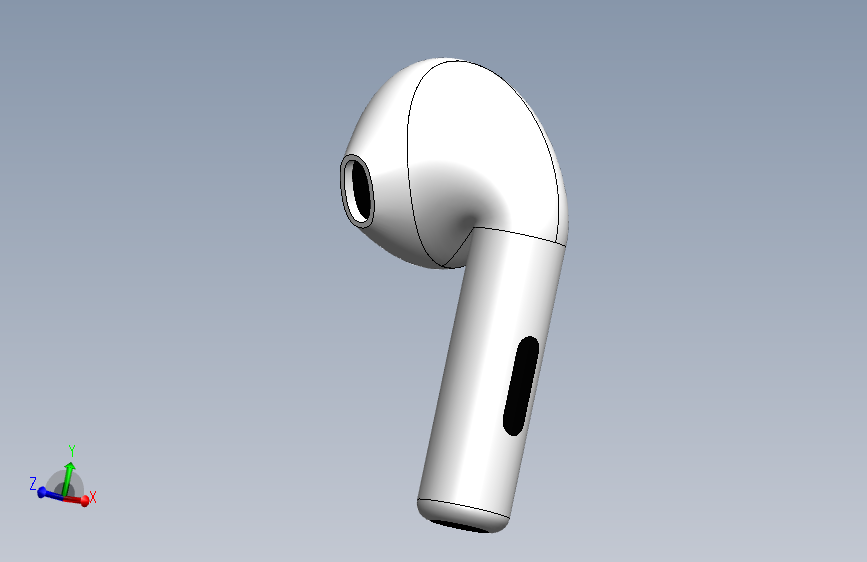具备无线功能的苹果Airpods实体建模