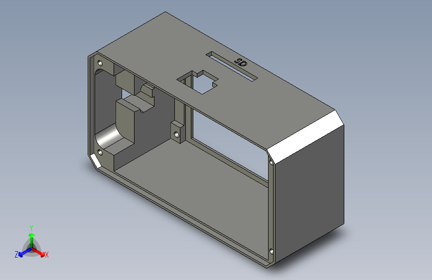 具有TFT 3' V2.0卡片的外壳