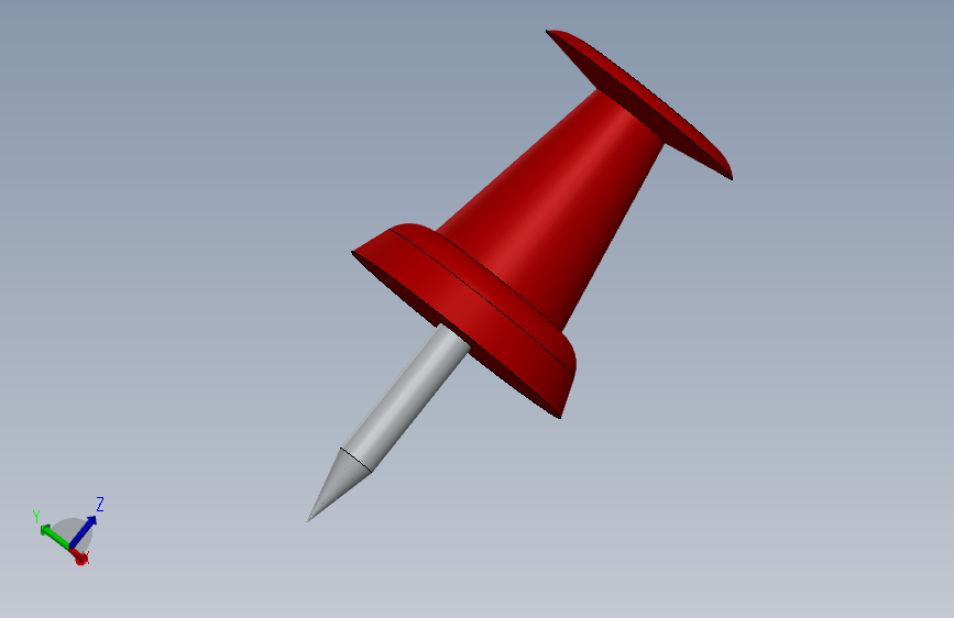 具有三维建模功能的SolidWorks软件isVisible(细微的)推销钉