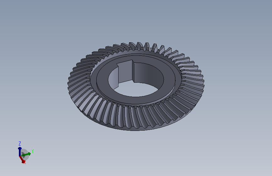 螺旋锥齿轮模型GearSpiral_Bevel_Gear