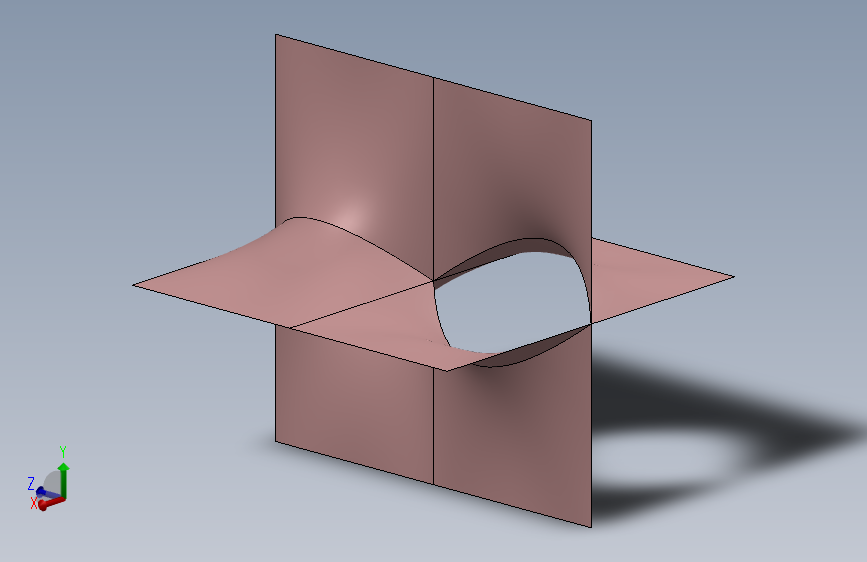 三维周期表面 Schwarz' CLP Surface