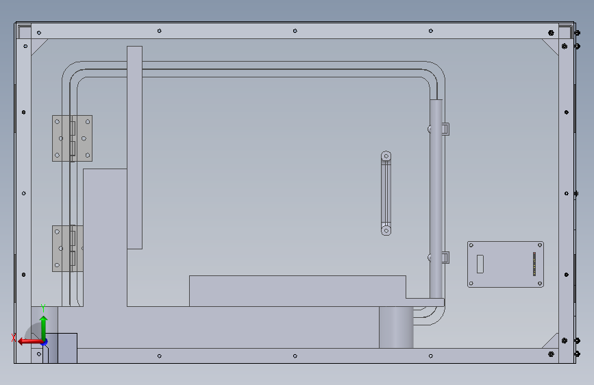 生物支架打印机的外壳Bio-support Enclosure 背面视图