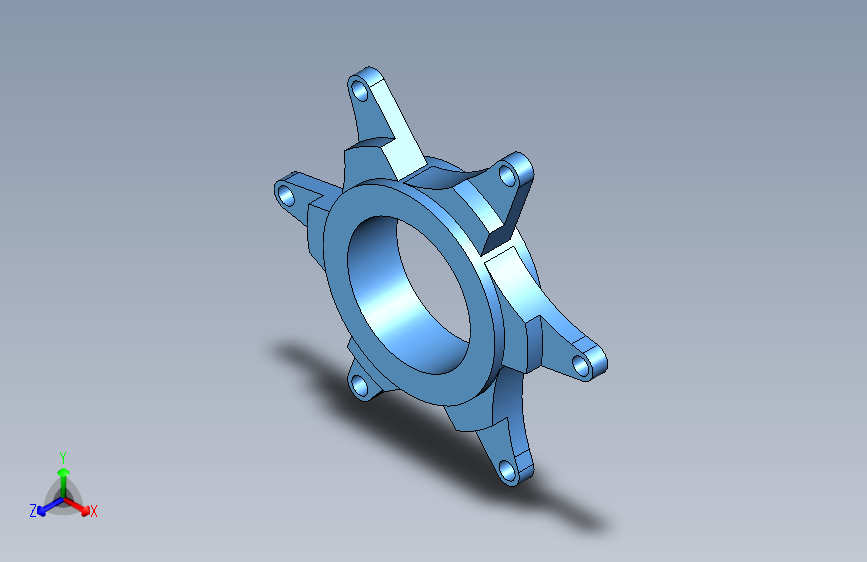 使用Fusion 360制作的齿轮支架