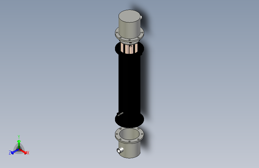 使用Fusion 360制作的小型原型外壳管换热器