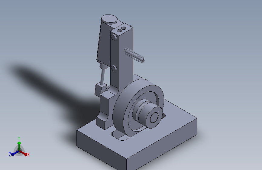 使用Solidworks设备的Luncht电机组件