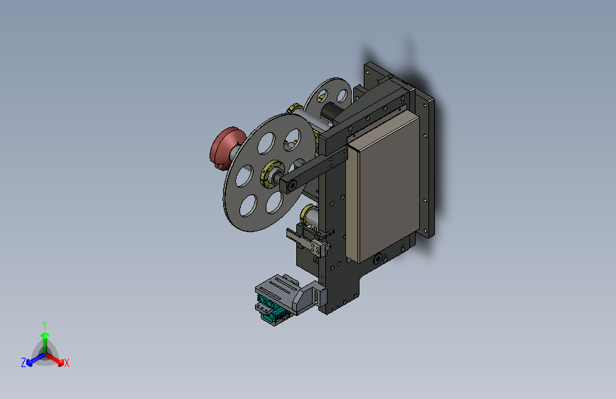 常用的贴标机构模组3D