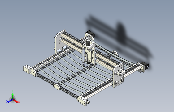 等离子切割机结构3D图纸模型