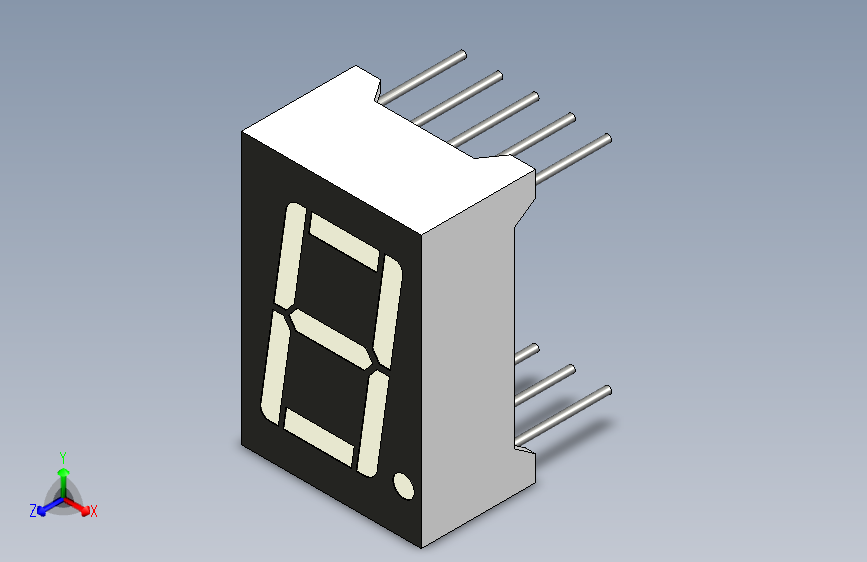 数字显示器14.20mm的大小