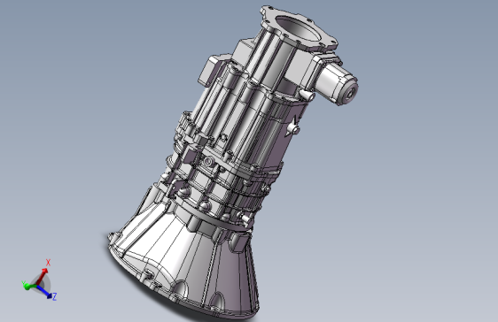 帕杰罗JC538T6变速箱和离合器模型