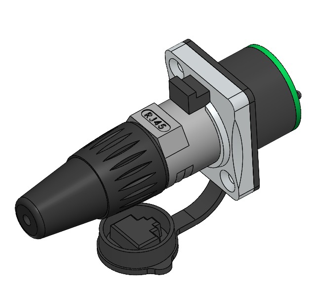 RJ45 IP 连接器 + 插座