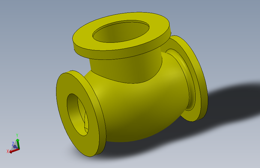 G10160-SOLIDWORKS上的截止阀体”
