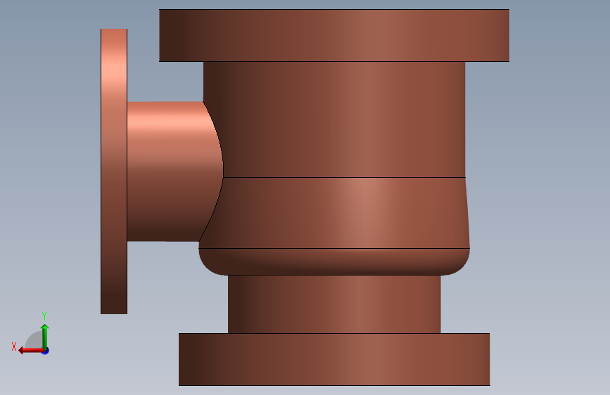 G10969-阀门在solidworks 2014” 背面视图