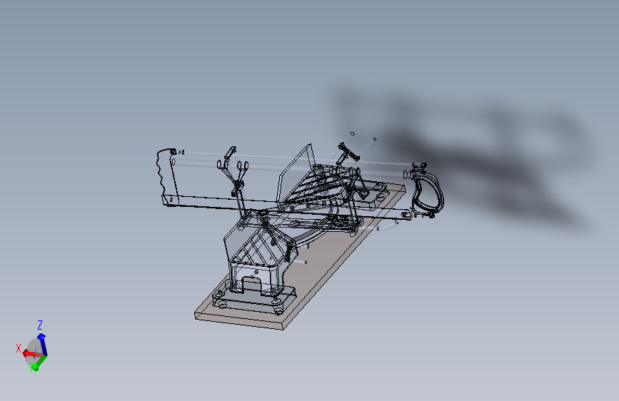 手工木工切割机3D数模图纸