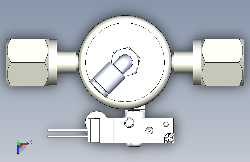 G10861-阀门6LVV-ALD3FR4-P-CV(世伟洛克)” 俯视图