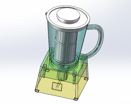 家用榨汁机结构设计-三维图SW+CAD+说明 1070856==1500