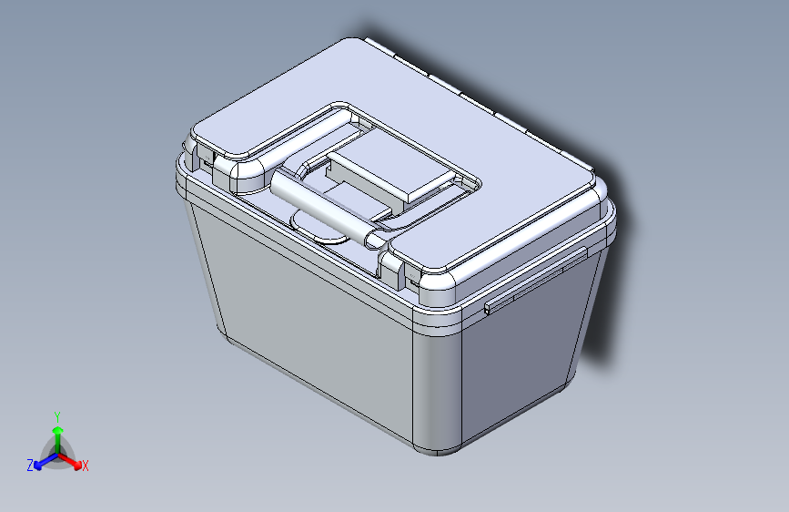 完成的工具箱3D模型和装配配有详细的组装说明和BOM