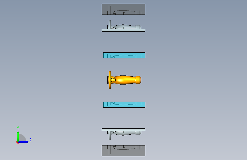 G13276-阀体” (2) 左侧视图