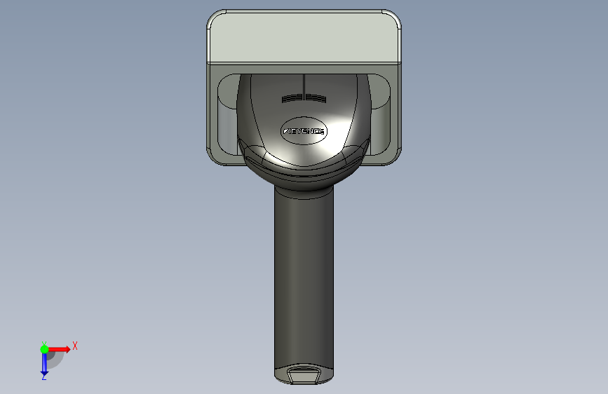 手持式扫码器HR-100_IGES_模型图纸下载 – 懒石网