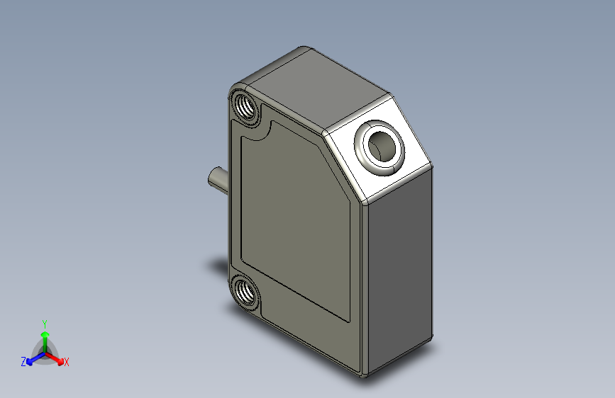 深浦激光传感器  LA2-P 系列反射型3d