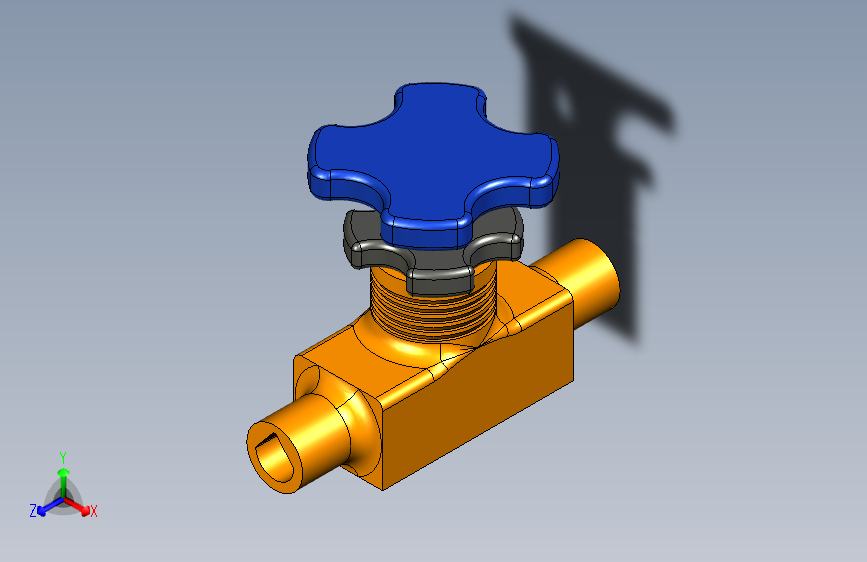 G11296-简单的3D打印流量控制阀”