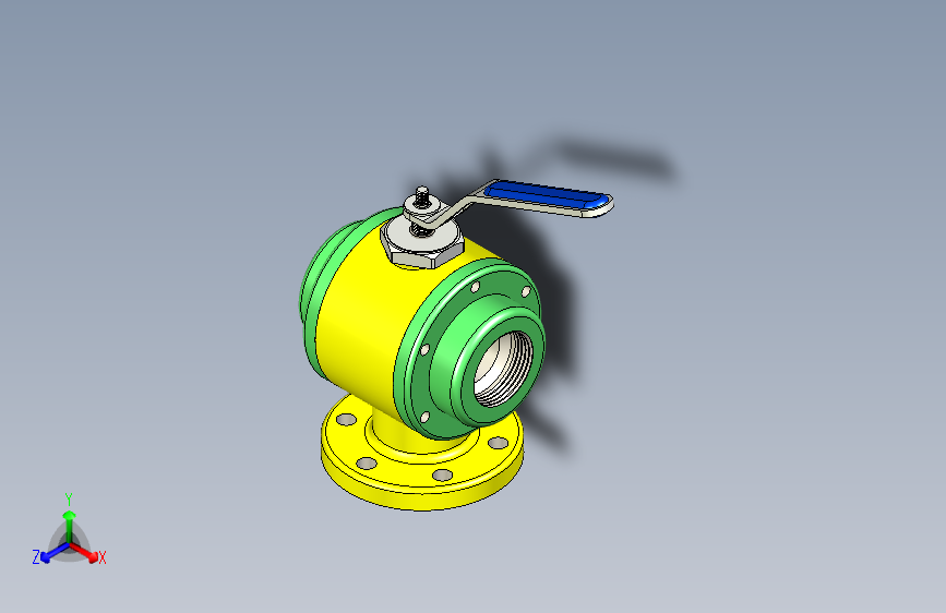 G11765-球阀组件-3D模型”