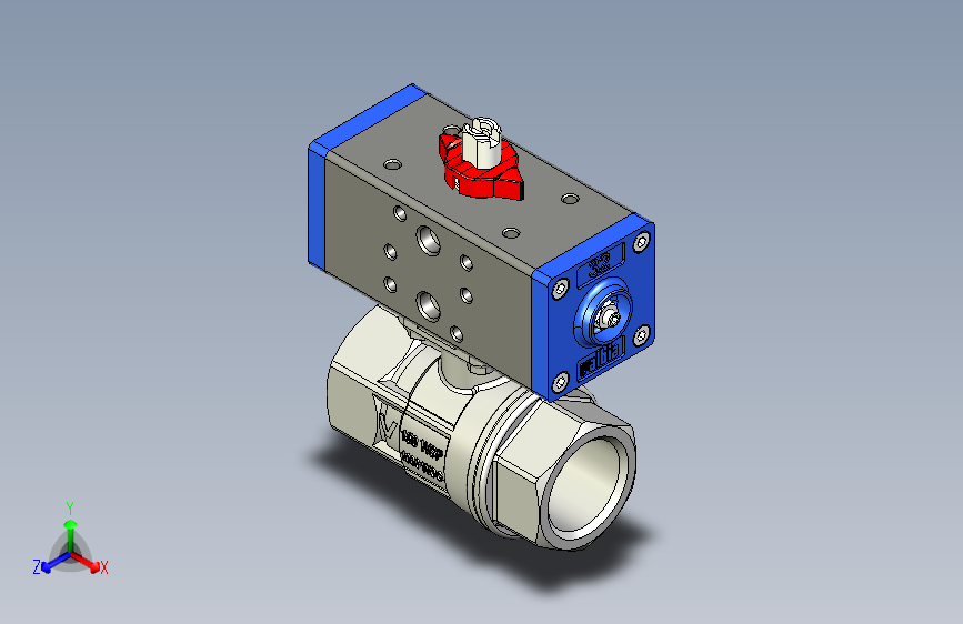 G12308-1”BSP+DA球阀