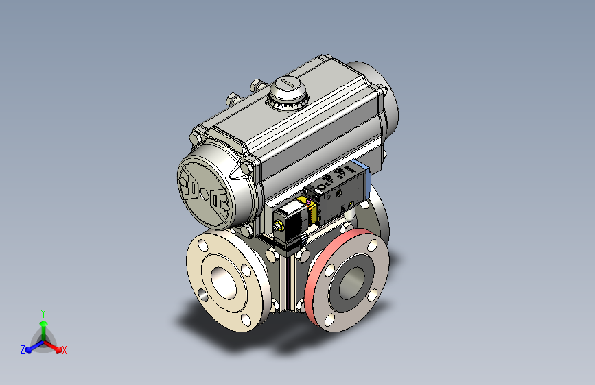 G12446-Burkert+8803型DN50三通驱动阀”