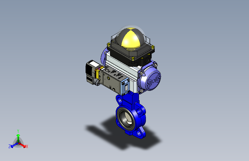 G12449-burkert-8803-dn50-蝶形阀，带执行器和开关盒-1.快照。1（1）