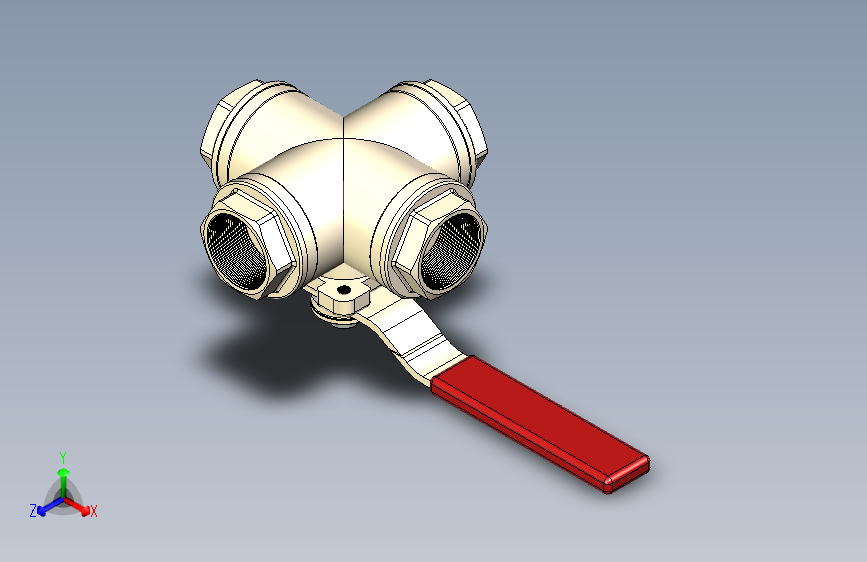 G12629-Solidworks+2017四通阀”