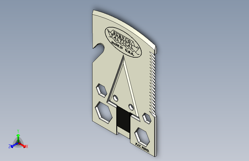 G12641-Survco+Tactical信用卡Axe”