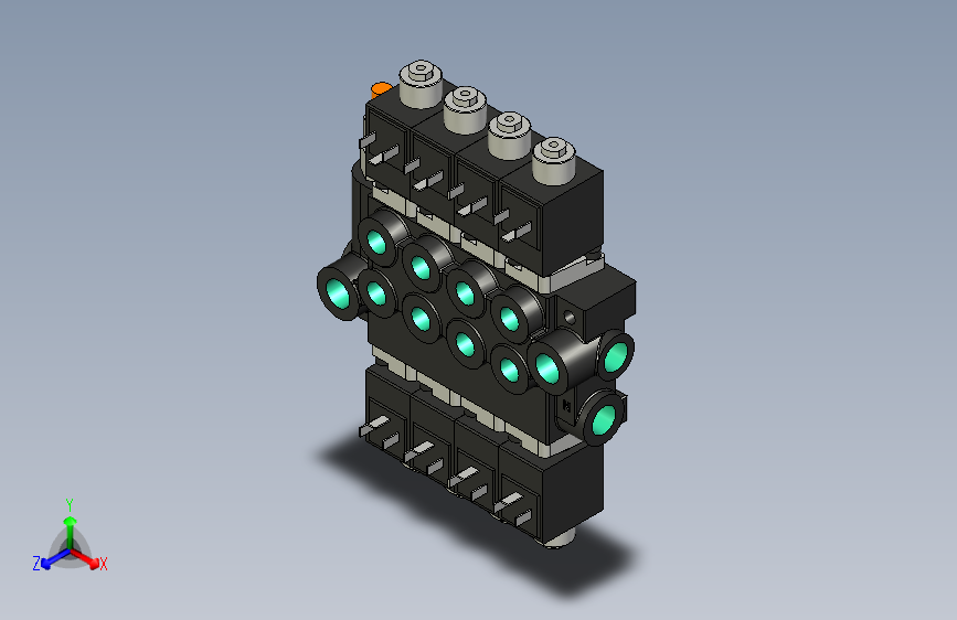 G12872-单块电动阀12V+4X+DA（A-B关闭）”